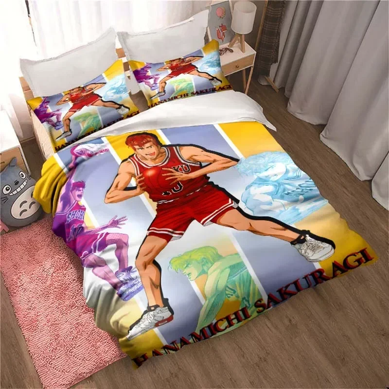 Slam Dunk Cartoon Basketball Bedding Sets