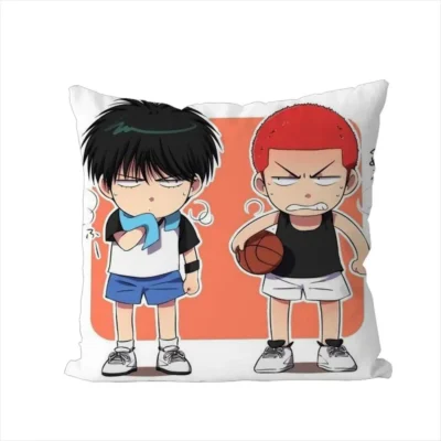 S-Slam Dunks Hanamichi and Rukawa Pillow Case