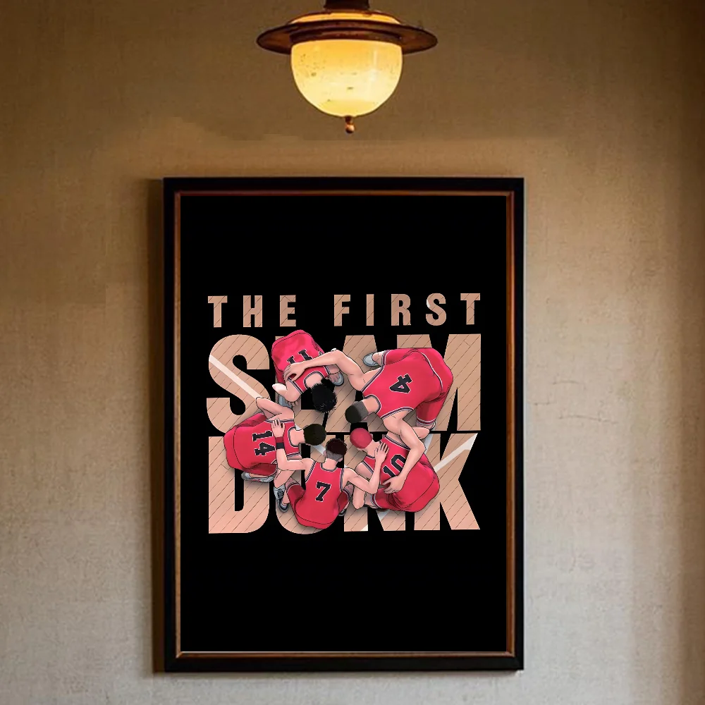Slam Dunk Basketball Team Wall Art
