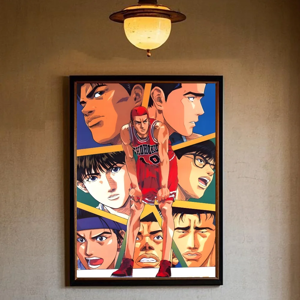 Slam Dunk Character Vintage Wall Art