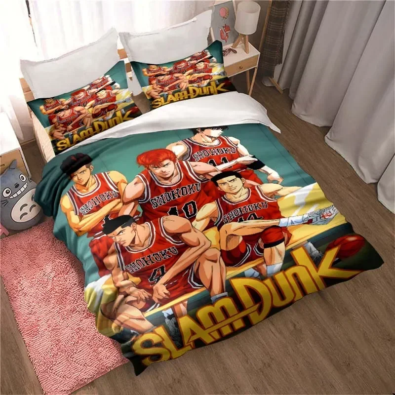 Slam Dunk Cartoon Basketall team Bedding Sets