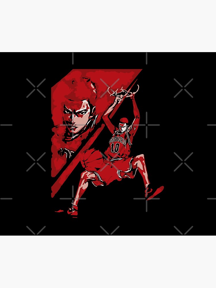 Slam Dunk Shohoku Retro Vintage Tapestry - Image 2