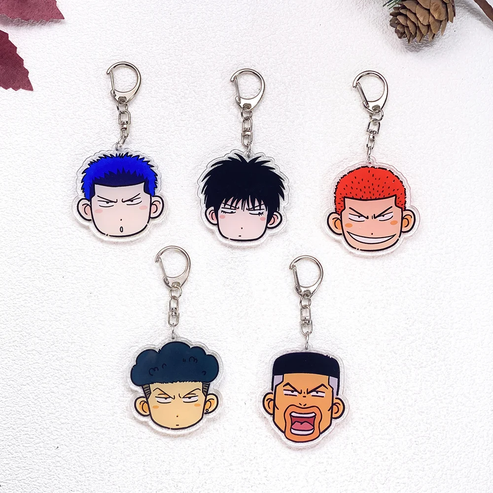 Anime Figures Slam Dunk Car Keychain Accessories
