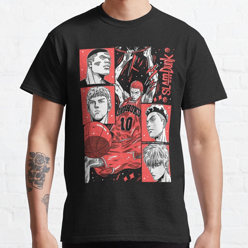 Slam Dunk Shohoku High Heroes T-Shirt