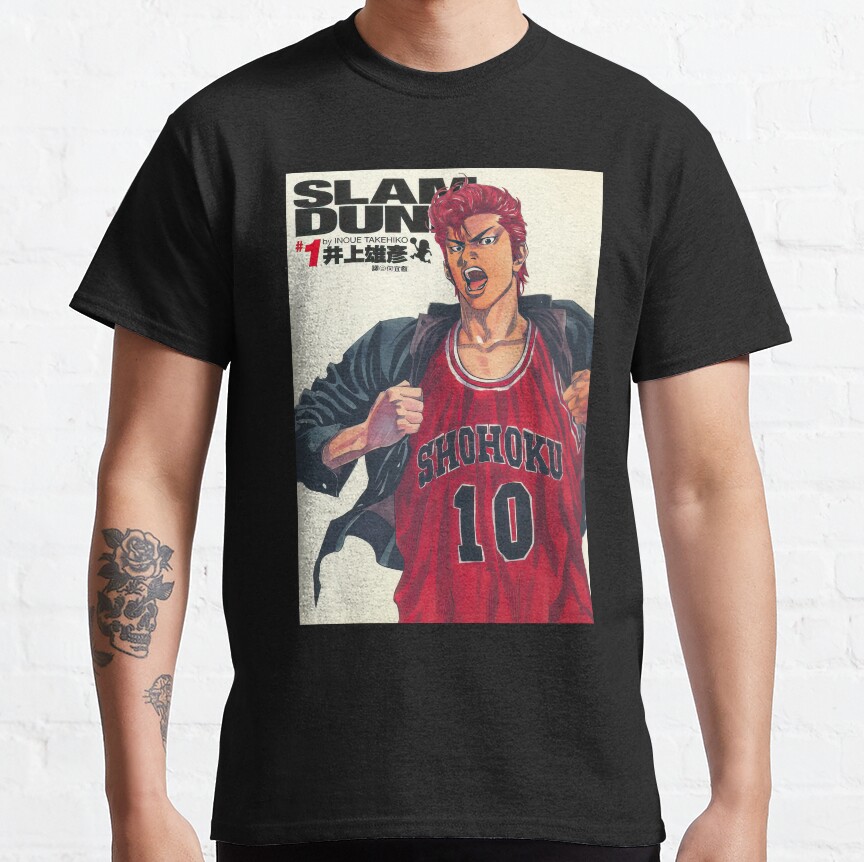 Slam Dunk Basketball Shohoku High Heroes T-Shirt