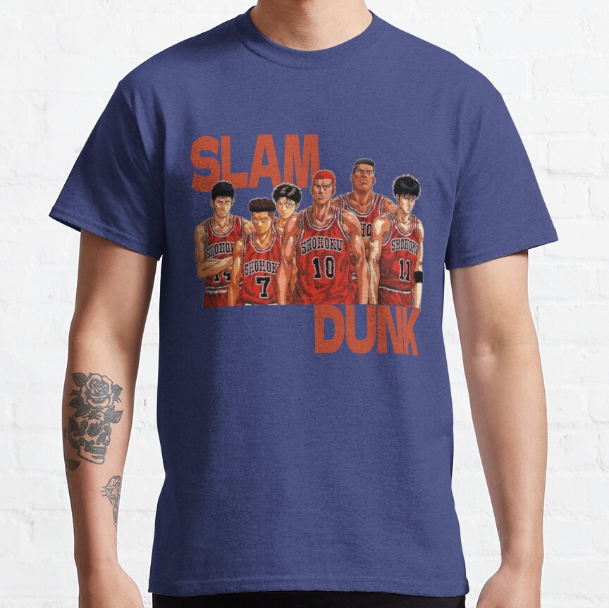 Slam Dunk Basketball Grew T-Shirt - Image 3