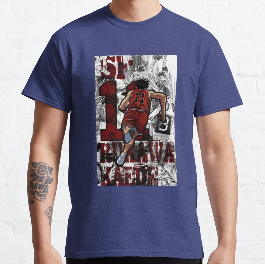 Slam Dunk Kaede Rukawa T-Shirt - Image 3