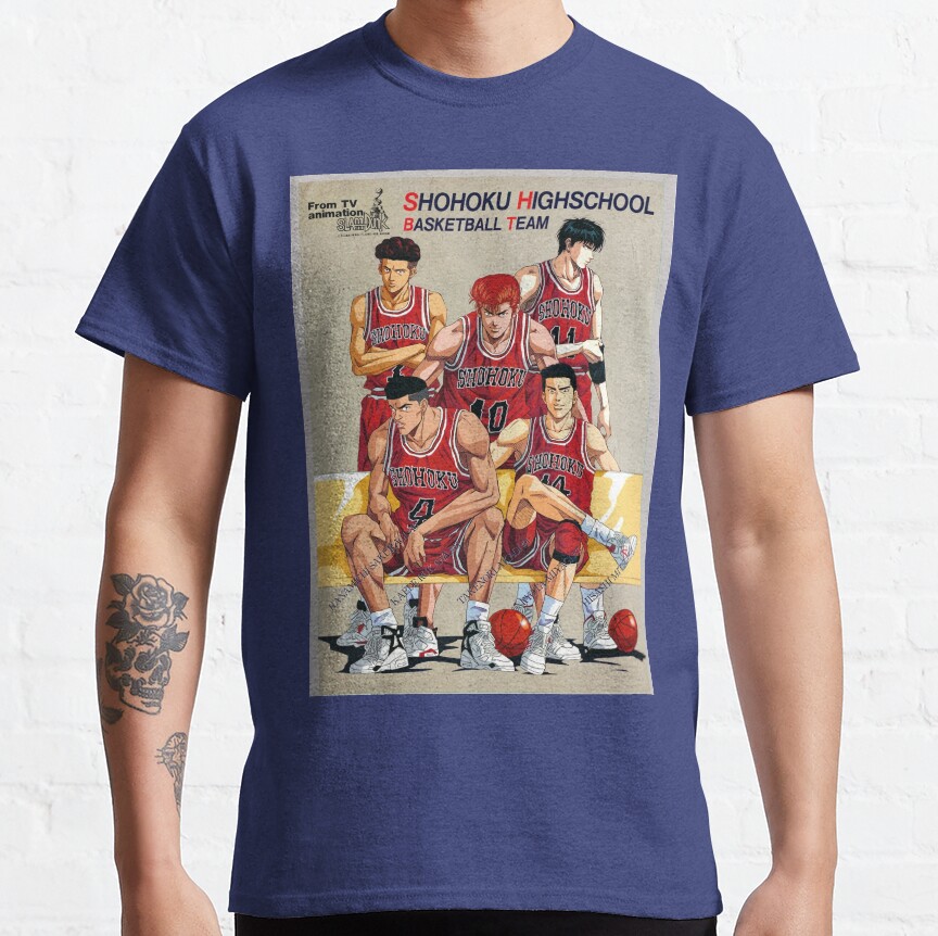 Slam Dunk Shohoku Team T-Shirt - Image 4