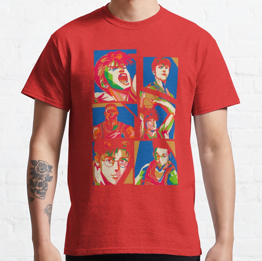 Slam Dunk Retro Vintage Tshirt T-Shirt - Image 4