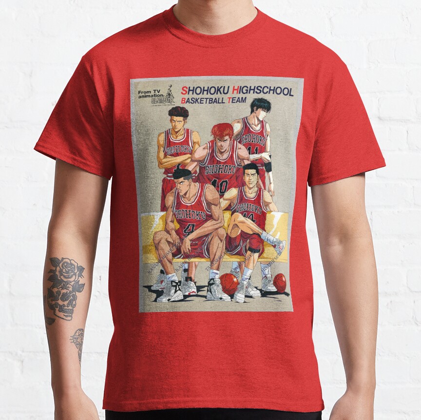 Slam Dunk Shohoku Team T-Shirt - Image 6