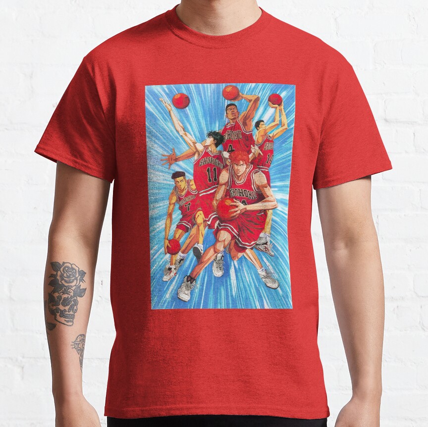 Hanamichi Sakuragi In Action T-Shirt - Image 6