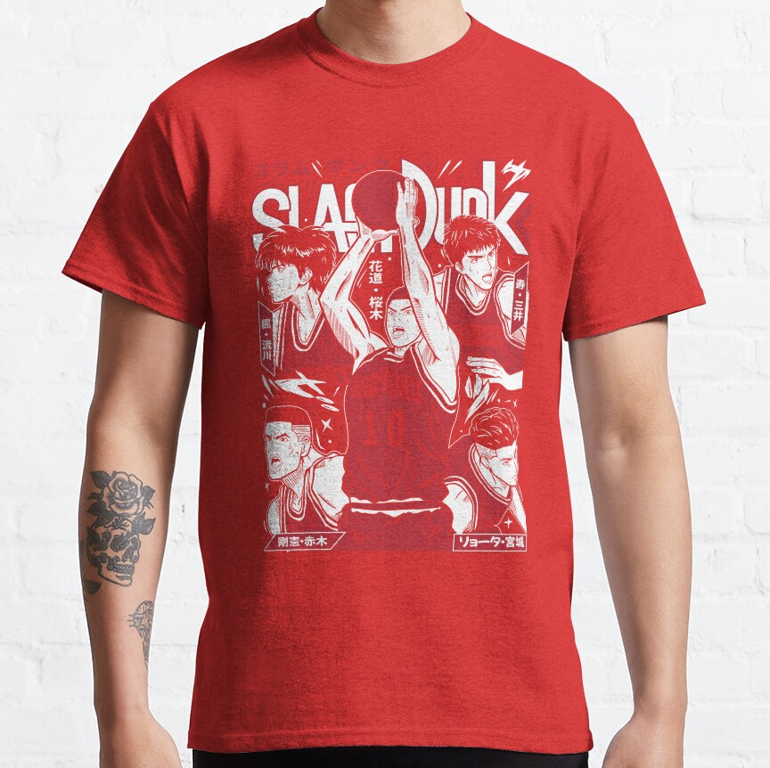 Slam Dunk Basketball Legend T-Shirt - Image 6