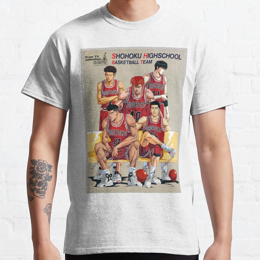 Slam Dunk Shohoku Team T-Shirt - Image 5