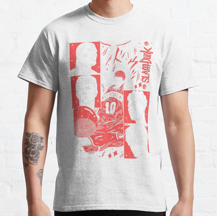 Slam Dunk Shohoku High Heroes T-Shirt - Image 2
