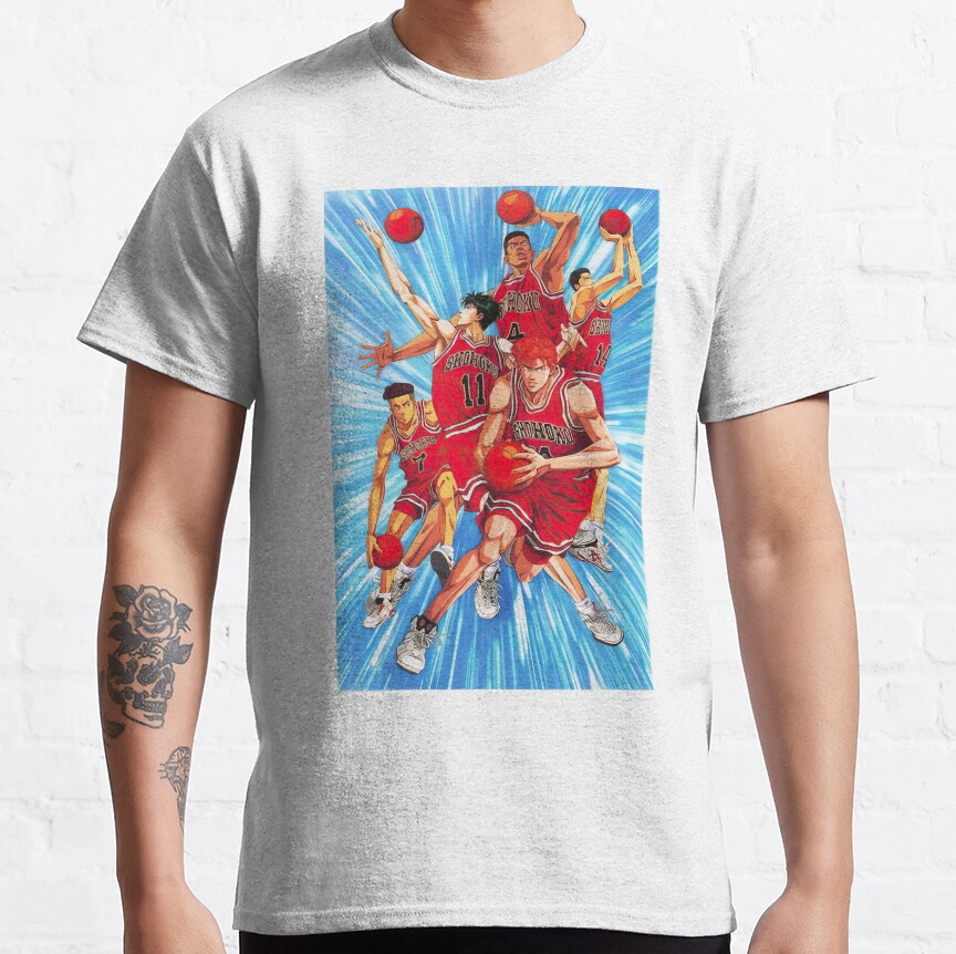 Hanamichi Sakuragi In Action T-Shirt - Image 4