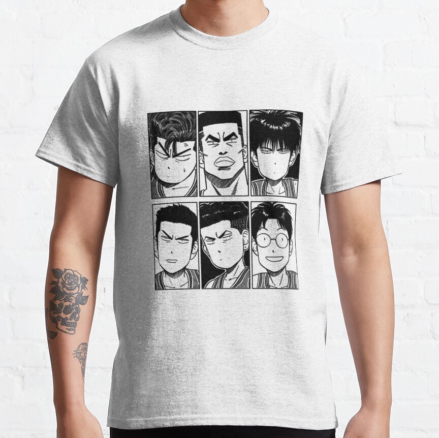 Slam Dunk Anime T Shirtslam Dunk Team T-Shirt