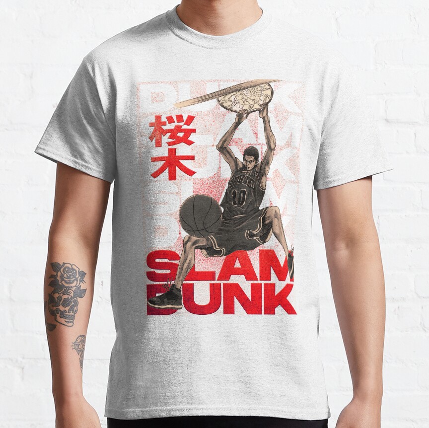 Sakuragi Slam Dunk T-Shirt - Image 4