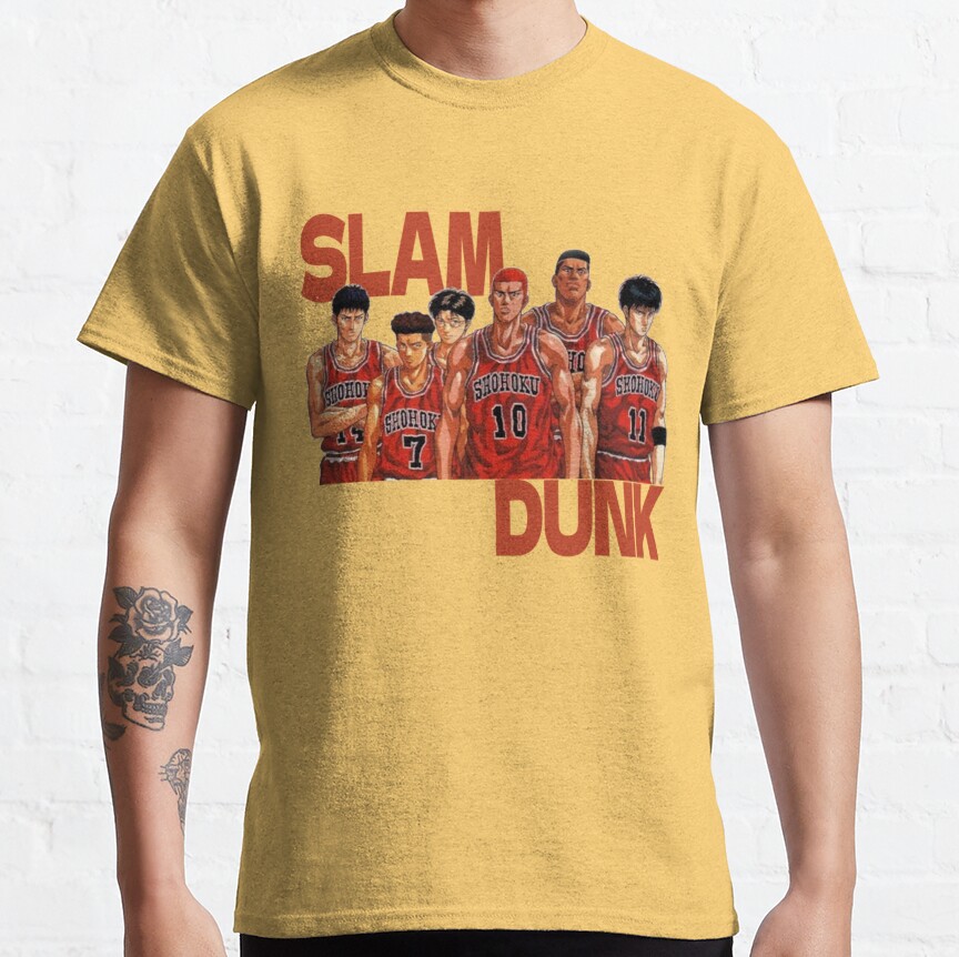 Slam Dunk Basketball Grew T-Shirt - Image 2