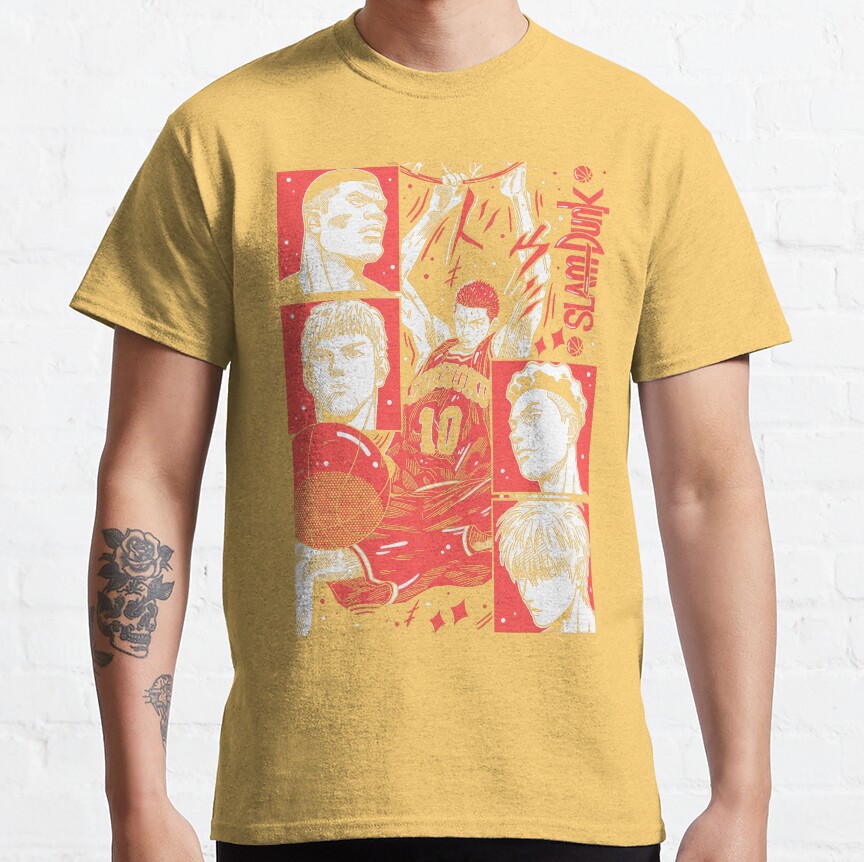 Slam Dunk Shohoku High Heroes T-Shirt - Image 6