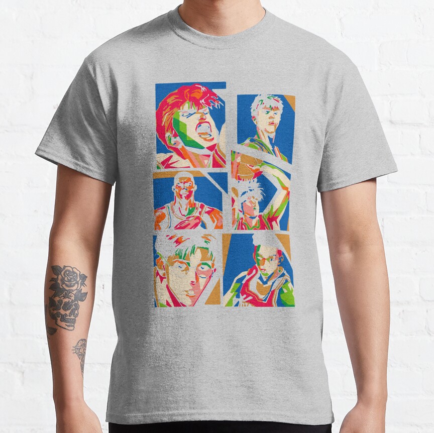 Slam Dunk Retro Vintage Tshirt T-Shirt - Image 2