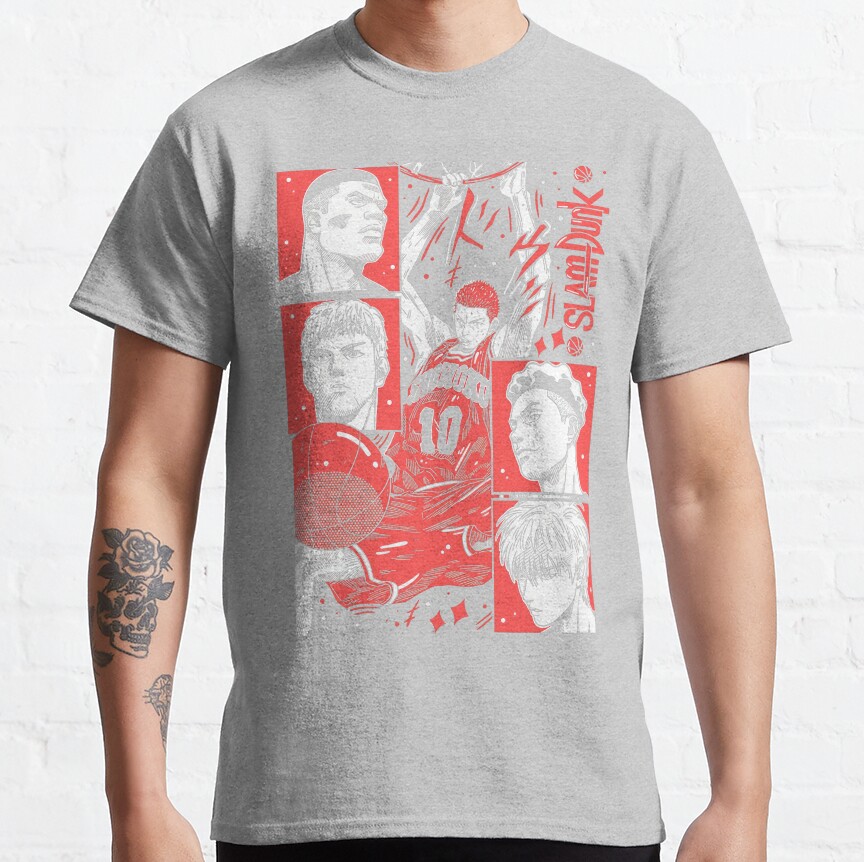 Slam Dunk Shohoku High Heroes T-Shirt - Image 5