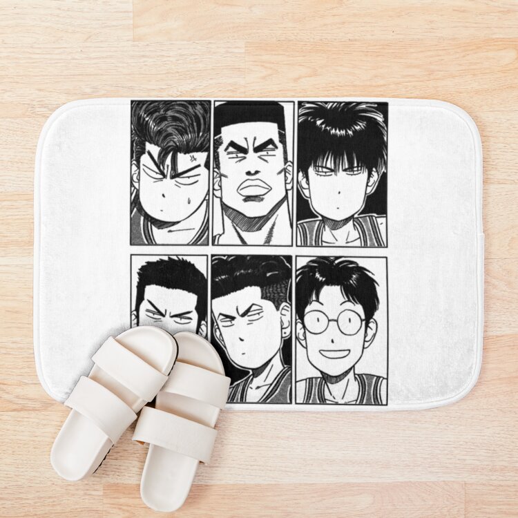 Slam Dunk Anime T Shirtslam Dunk Team Bath Mat - Image 3