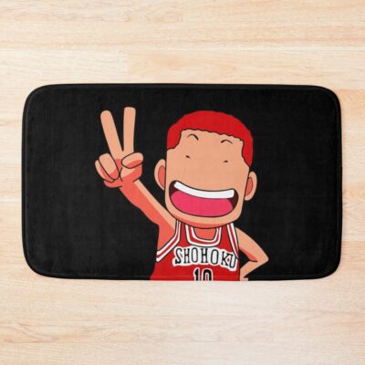 Hanamichi Chibi Peeker Slam Dunk Funny Bath Mat