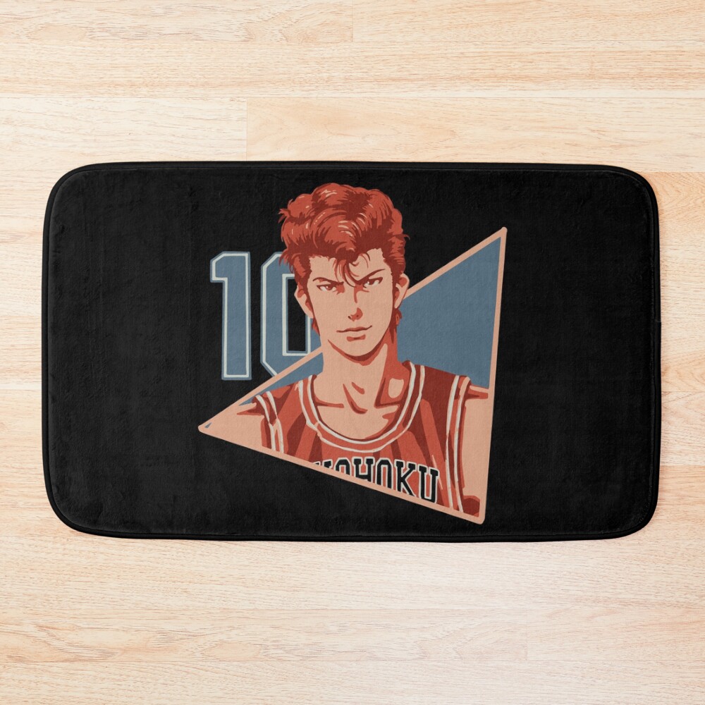 Slam Dunk Hanamichi Sakuragi Bath Mat