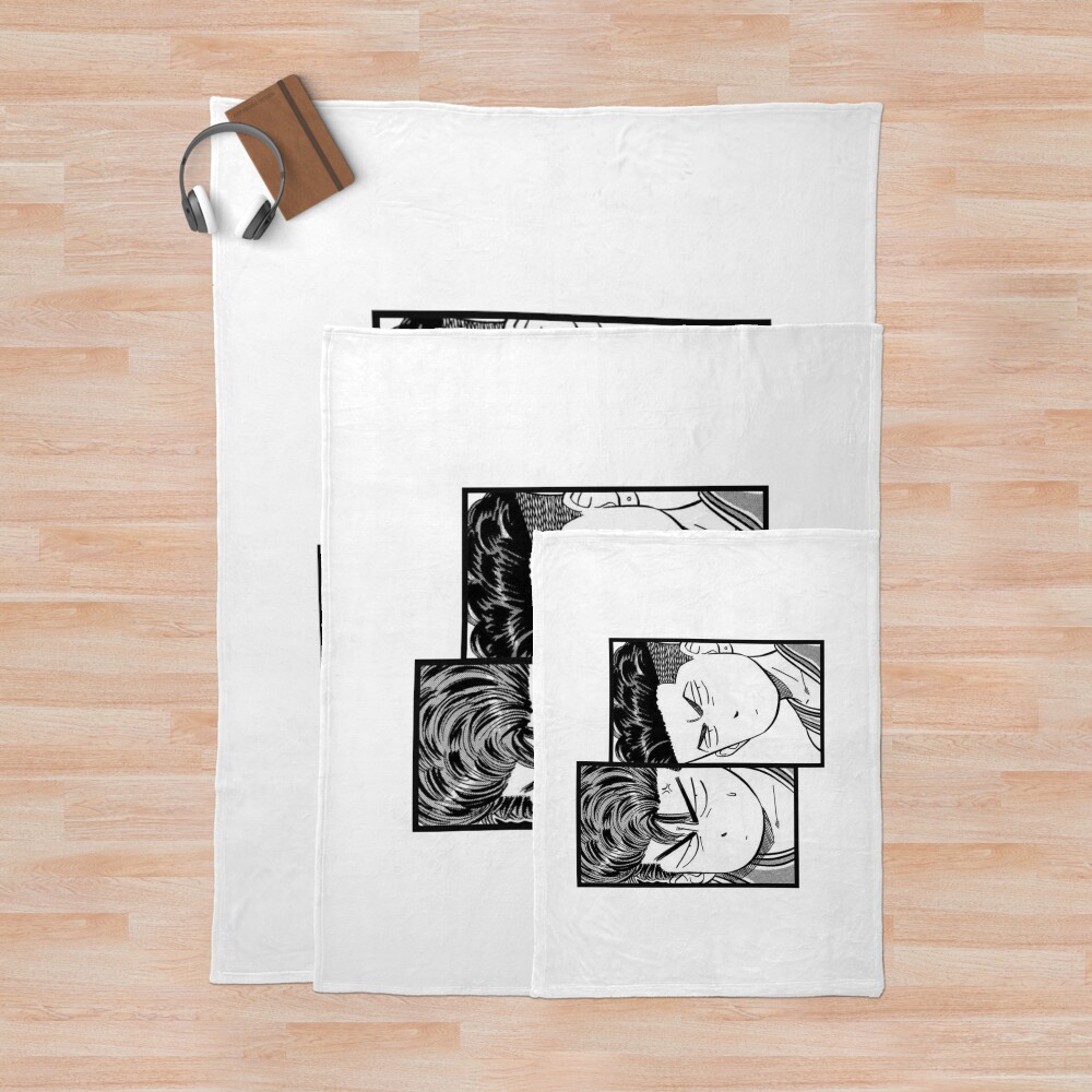 Hanamichi And Ryota Throw Blanket - Image 3