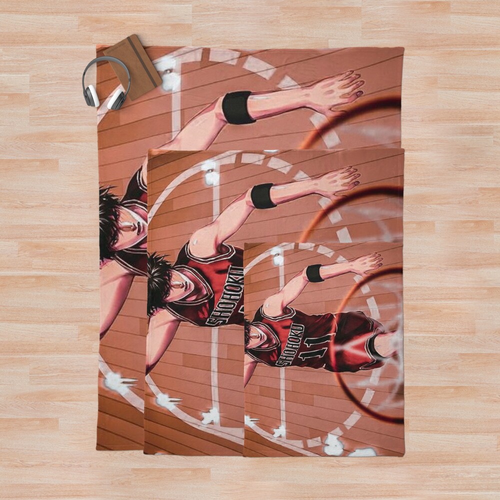 Kaede Rukawa Throw Blanket - Image 3