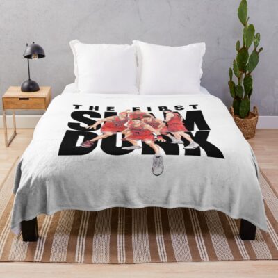 The First Slam Dunk Throw Blanket