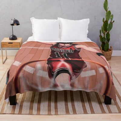 Kaede Rukawa Throw Blanket