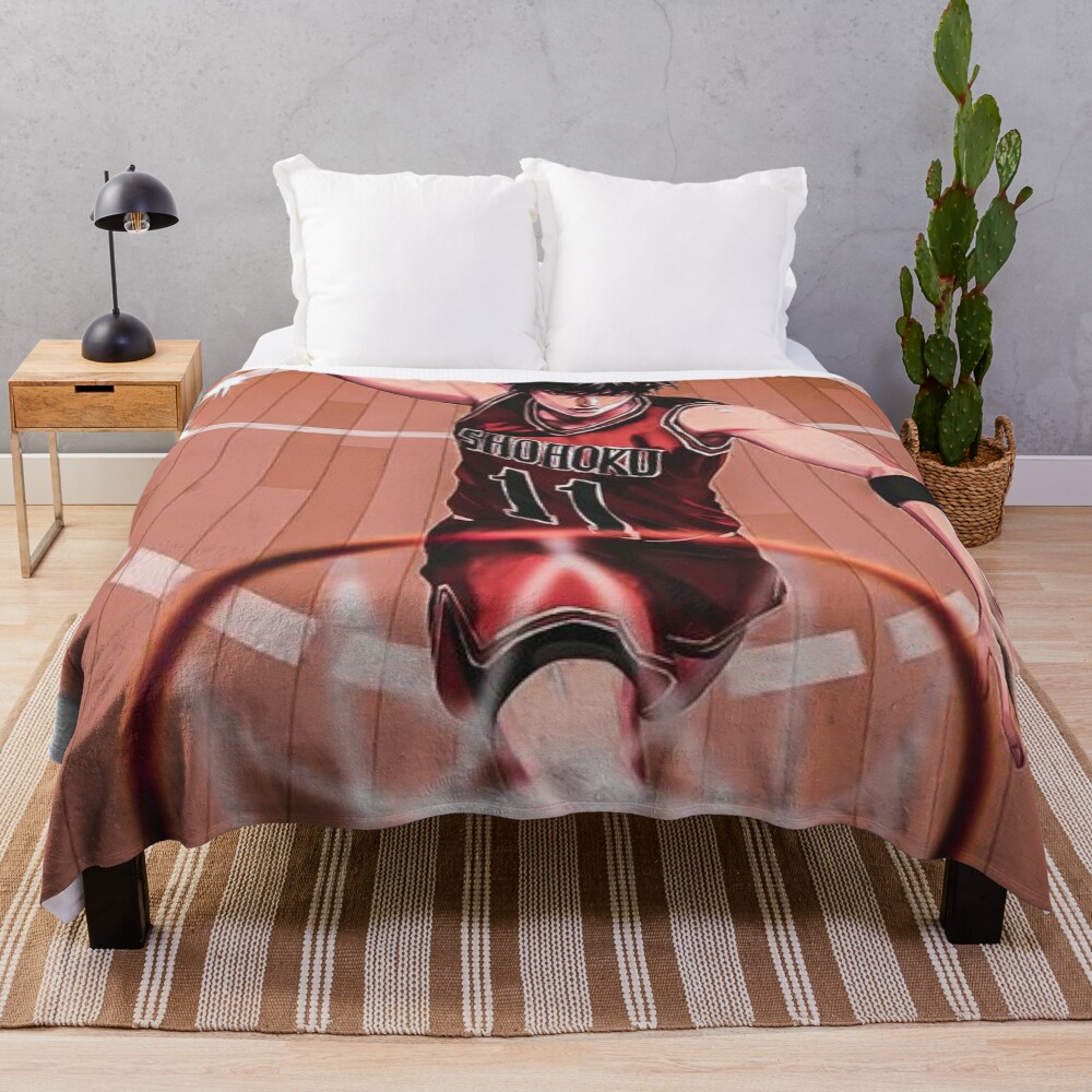 Kaede Rukawa Throw Blanket