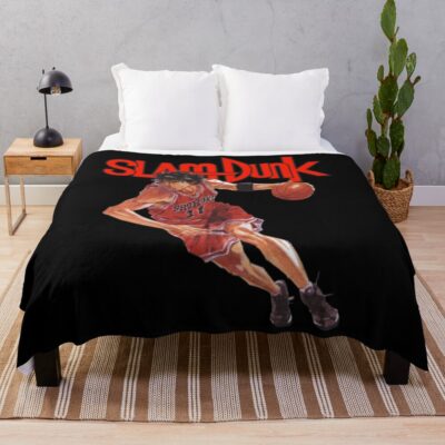 Slam Dunk Throw Blanket