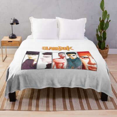 Slam Dunk Character Throw Blanket
