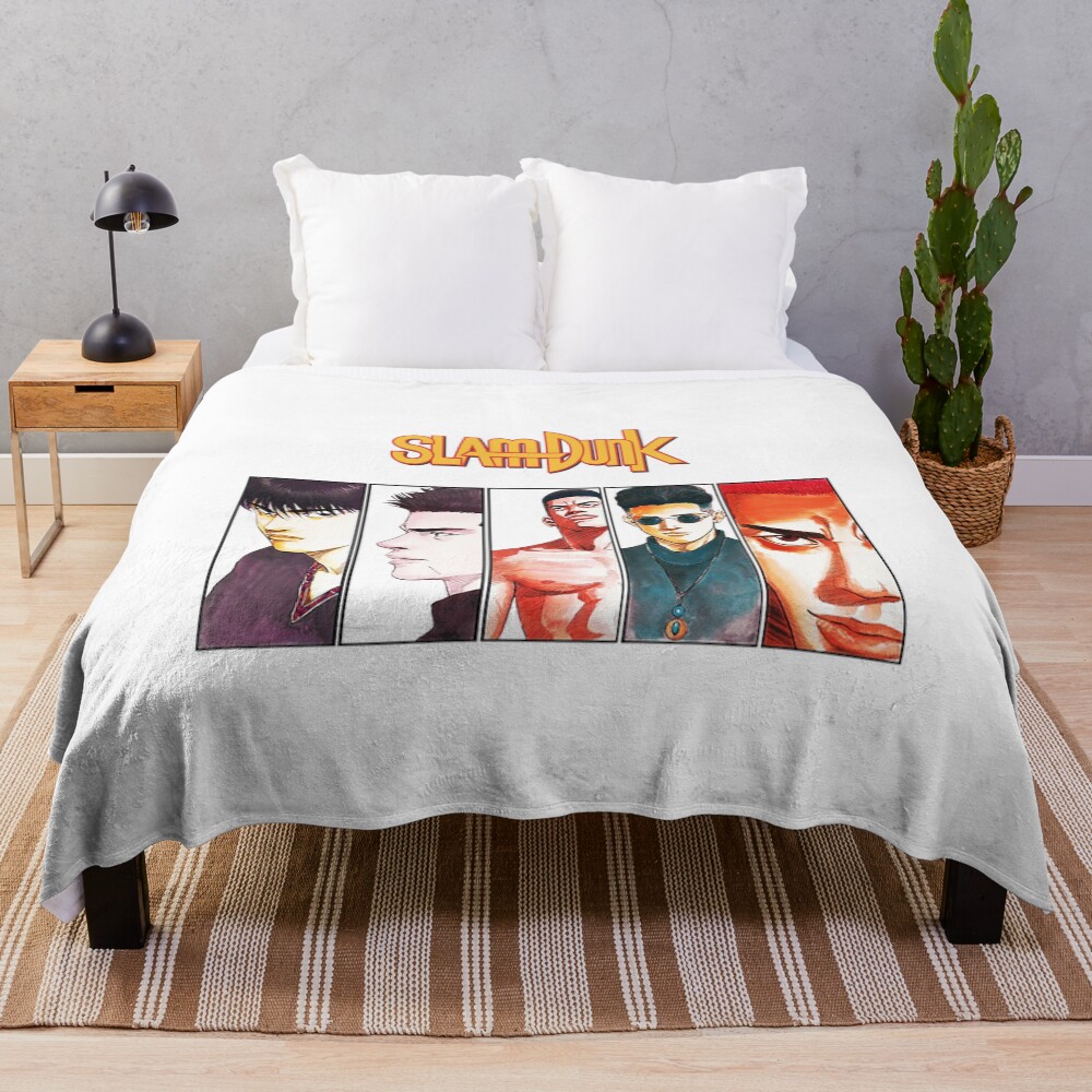 Slam Dunk Character Throw Blanket