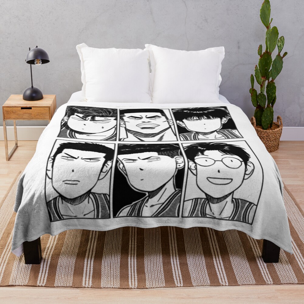 Slam Dunk Anime Slam Dunk Team Throw Blanket