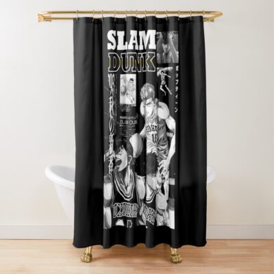 Slam Dunk Anime Manga Shower Curtain