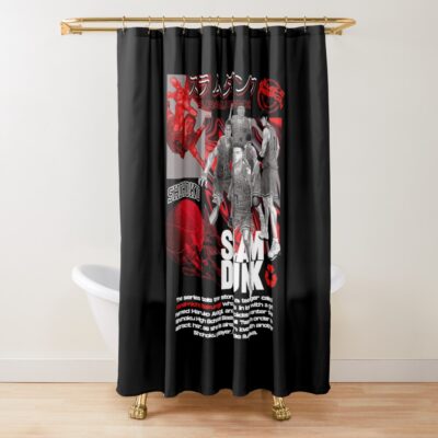Slam Dunk Design Street Wear Shower Curtain