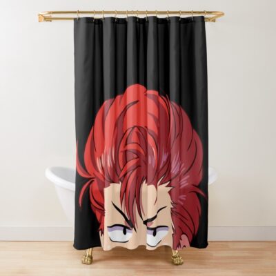 Sakuragi Hanamichi Peeker Slam Dunk Funny Shower Curtain