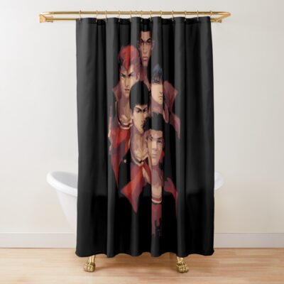 Slam Dunk Retro Vintage Shower Curtain