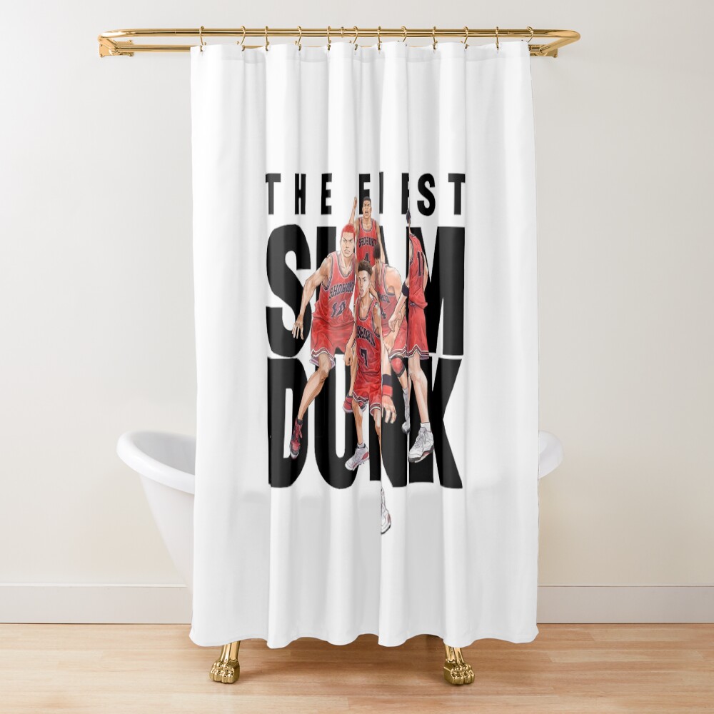 The First Slam Dunk Shower Curtain