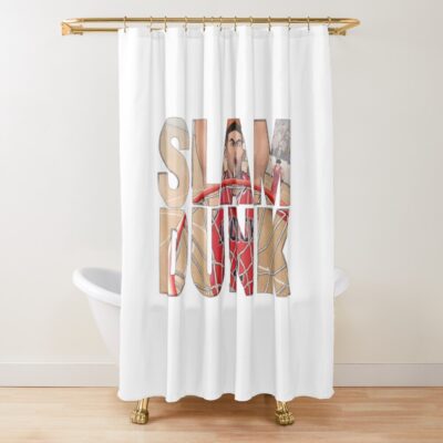 The First Slam Dunk Goals Shower Curtain