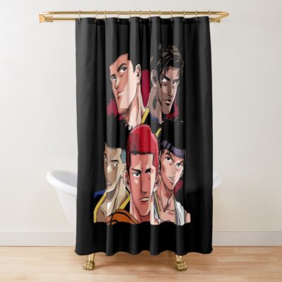 Slam Dunk Anime Characters Shower Curtain