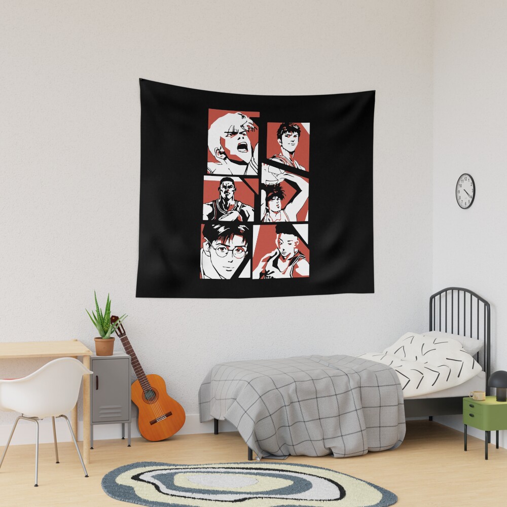 Slam Dunk Retro Vintage Tapestry