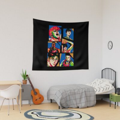 Slam Dunk Retro Vintage Tshirt Tapestry